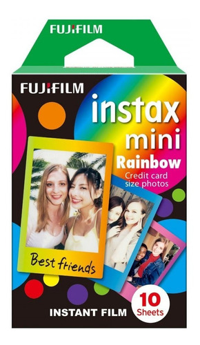 Filme Instax Mini Rainbow Com 10 Fotos - Fujifilm