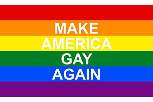 Make America Gay Again Anti-trump, Pro Equality Rainbow...