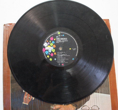 Disco Vinilo Acetato Manuel Ascanio Dos Amores El Sentimient (Usado)