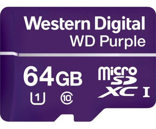 Tarjeta de memoria Western Digital WDD064G1P0A  WD Purple 64GB