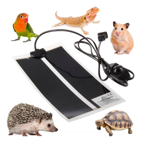 Placa Termica De 7w 220v Para Reptiles Erizo Hamster Aves