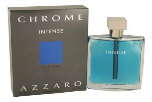 Azzaro  Chrome Intense X100ml Edt 100% Original  Fc A