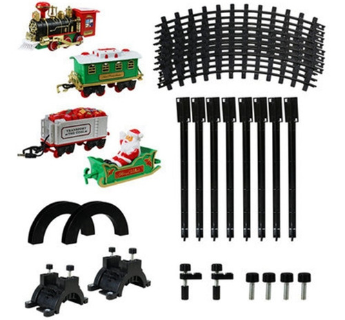 Imagen 1 de 6 de Tren De Navidad Juguetes Eléctricos Decoración De Árbol De N