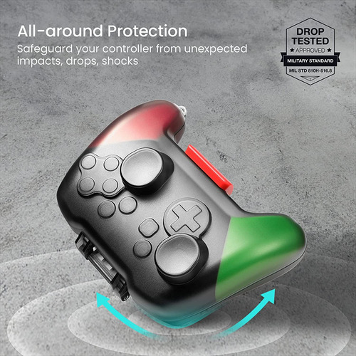 Funda Para Mando Tomtoc Switch Pro, Carcasa Rígida, Joystick