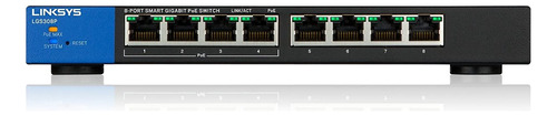 Switch Linksys Lgs310c 8 Puertos 2 Sfp Gigabit Administrable