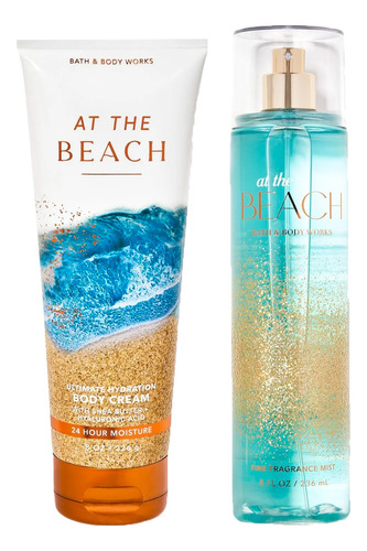 At The Beach Fragancia Y Crema Bath Body Works
