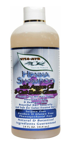 Vitamyr Henna Champú Natural De 14 Onzas