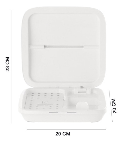 Caja Esterilizador Uv Audífonos Celular Reloj Con Usb