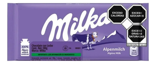 Chocolate Milka Con Leche 100 G