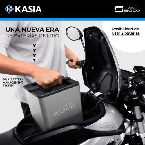 Moto Electrica Super Soco Tc Max Bateria Samsung Kasia