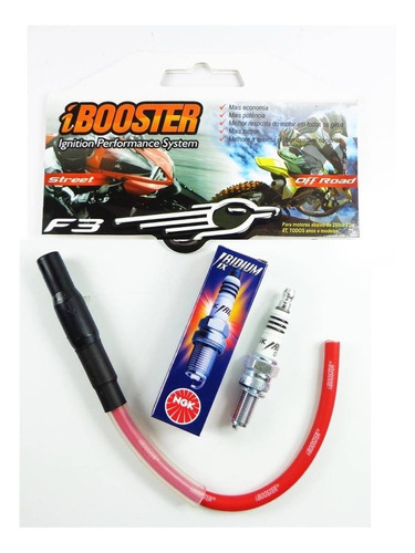 Kit Ibooster F3 + Ngk Iridium Dpr7eix-9 Honda Cbx 200 Strada