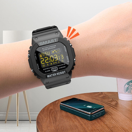 Imagen 8 de 10 de Lokmat Mk22 Smart Bracelet Bt Smart Men Reloj Deportivo Fitn