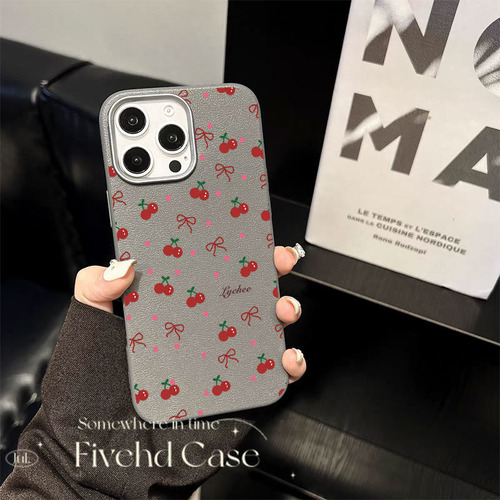 Carcasa De Dibujos Animados Con Lunares En Cerezo Para Redmi A3 14c 13c 12c 9t