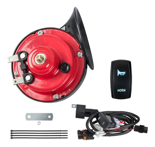 Kit De Buzina Universal Utv Atv 12v Com Interruptor Oscilant
