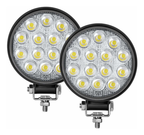 Barra De Luz Led Redonda 2pcs 4 5 140w 14000lm Luz De I...