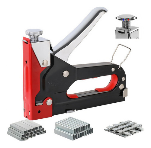 Grampeador Manual De Estilo Doméstico Diy Com 600 Pregos