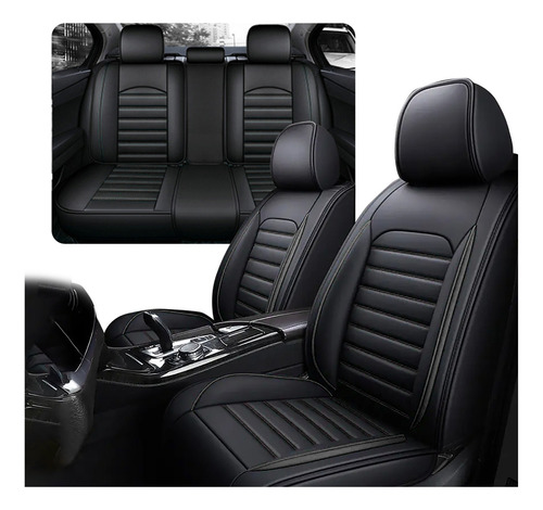 Funda Cubre Asiento Ecocuero Galanta Set 5 Asientos Luxury
