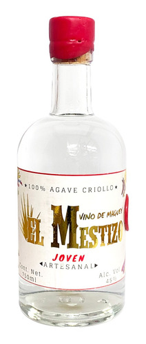 Vino De Maguey Artesanal El Mestizo Joven 750 Ml