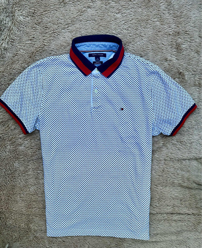 Playera Tipo Polo Tommy Hilfiger Talla M Slim Fit De Hombre