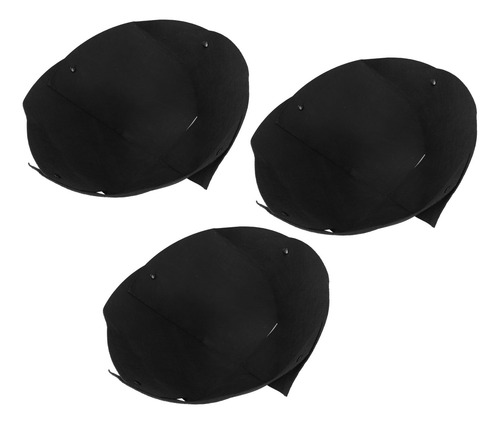 Maceta Circular Semicircular, 3 Unidades