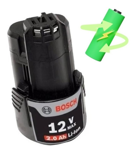 Batería Bosch 12v 2 Ah Litio Para Taladro Atornillador