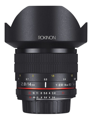 Lente Rokinon Fe14m-c De 14 Mm F2.8 Para Canon