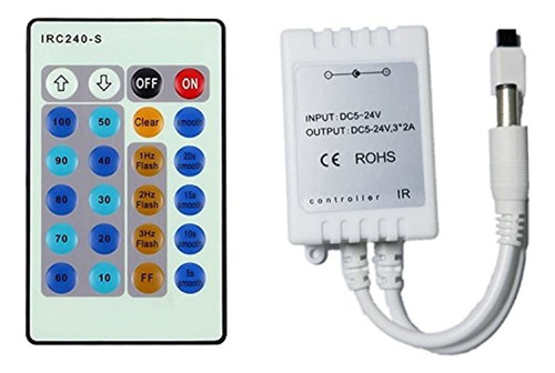 Xking Irc240-s 24 Key Ir Remote Led Dimmer Controller For 50