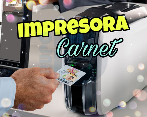 Impresora De Carnets Pvc Zebra Zc100 Credenciales