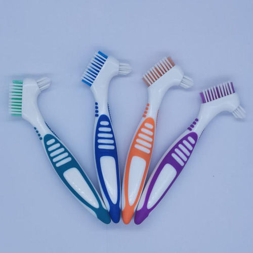 Escova De Limpeza De Banho Denture Box Recipiente De Dentadu
