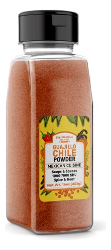 Unpretentious Guajillo Chile Powder 1 Lb, Cocina Mexicana, S