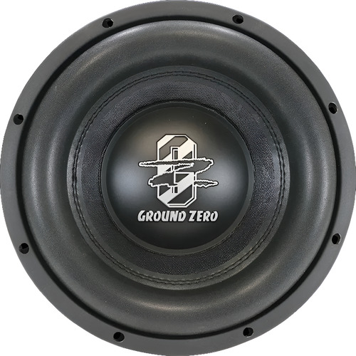 Subwoofer Ground Zero 10'' Radioactive 2+2 Ohms 600 Wrms Cor Preto