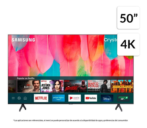 Led Samsung 50 Tu7100 Crystal Uhd 4k Smart Tv