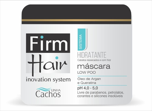 Imagem 4 de 5 de Kit Cachos Hidratante Low Poo Firm Hair 3 Produtos