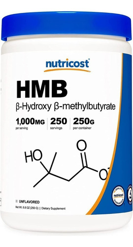 Hmb Powder, Hmb En Polvo, Nutricost,