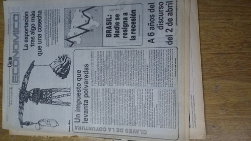 Diario Clarin 1982 Impuesto Levanta Polvareda - Exportacion