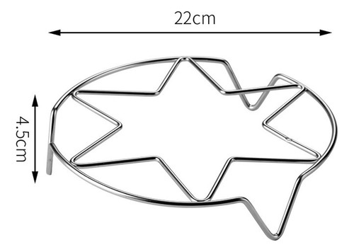 Rejilla Para Freidora De Aire, Cesta Estrella De Pie Corto