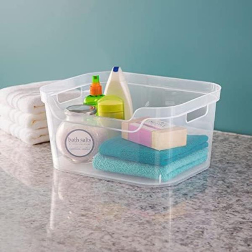 Sterilite Contenedor De Almacenamiento Frontal Con Cuchara A