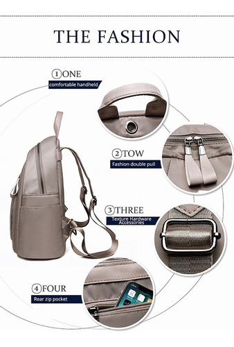1 Mochila Impermeable Antirrobo For Viajes For Mujer