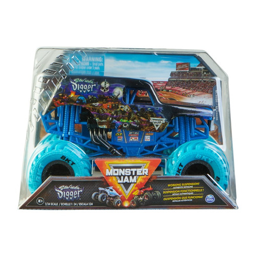 Carrito Monster Jam 1:24 Die Cast Son Uva Digger C3