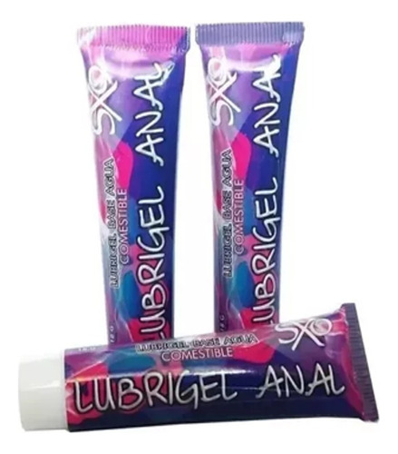 Lubri Anal Comestible Base Agua 18gr +placer Sabor Uva