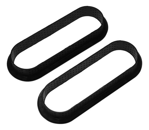 12 Unidades De Anillos Ovalados Para Tartas Perforados Resis
