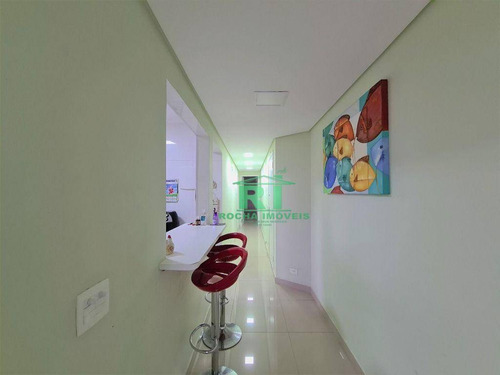 Imagem 9 de 22 de Apartamento Na Praia, 3 Dormitórios, Sendo 2 Suítes, Sacada, Piscina, 1 Vaga De Garagem, Praia Das Astúrias - Guarujá/sp. - Ap3869
