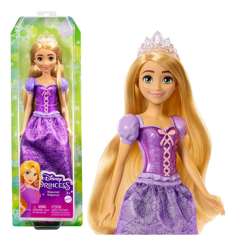 Mattel Disney Princess Rapunzel Con Cabello Rubio