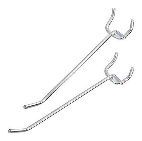 Gancho Blister Perfocel Panel Perforado Cromo De 15cm 50 Pz