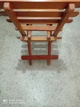 Comprar Silla De Madera Plegable Se Venden Las 4 Juntas