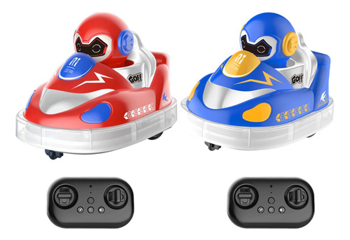 Coche Eyector Rc, Coche De Dibujos Animados Rc, Azul Y Rojo