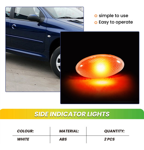 Lámpara Repetidora De Luz Indicadora Lateral Con Señal De Gi
