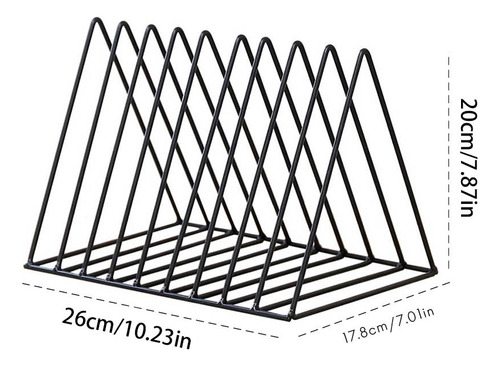 Estante Nórdico De Almacenamiento De Escritorio Triangular D
