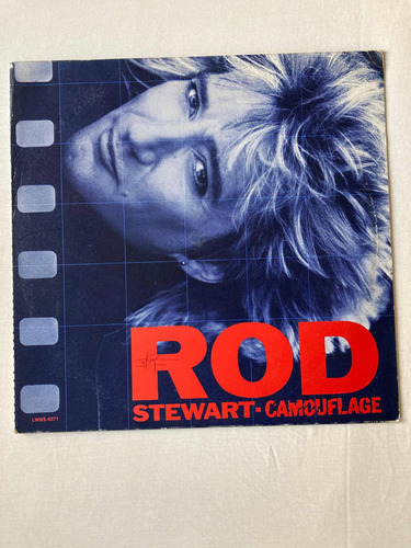 Rod Stewart / Camouflage Lp Vinilo. 1984 Impecable