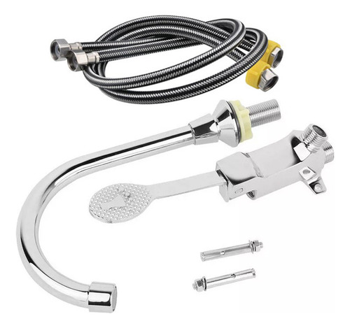Nuevo Grifo For Lavabo Y Lavabo Con Pedal G1/2 Y Tubo De